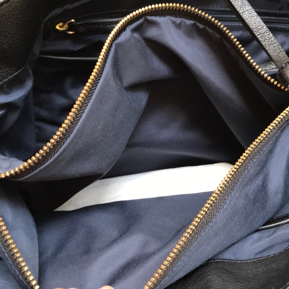 Cole Haan Studded Black Leather Bucket NWT - Picture 8 of 8